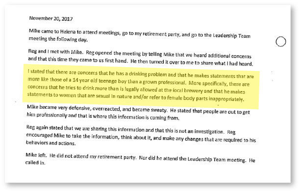 Department notes